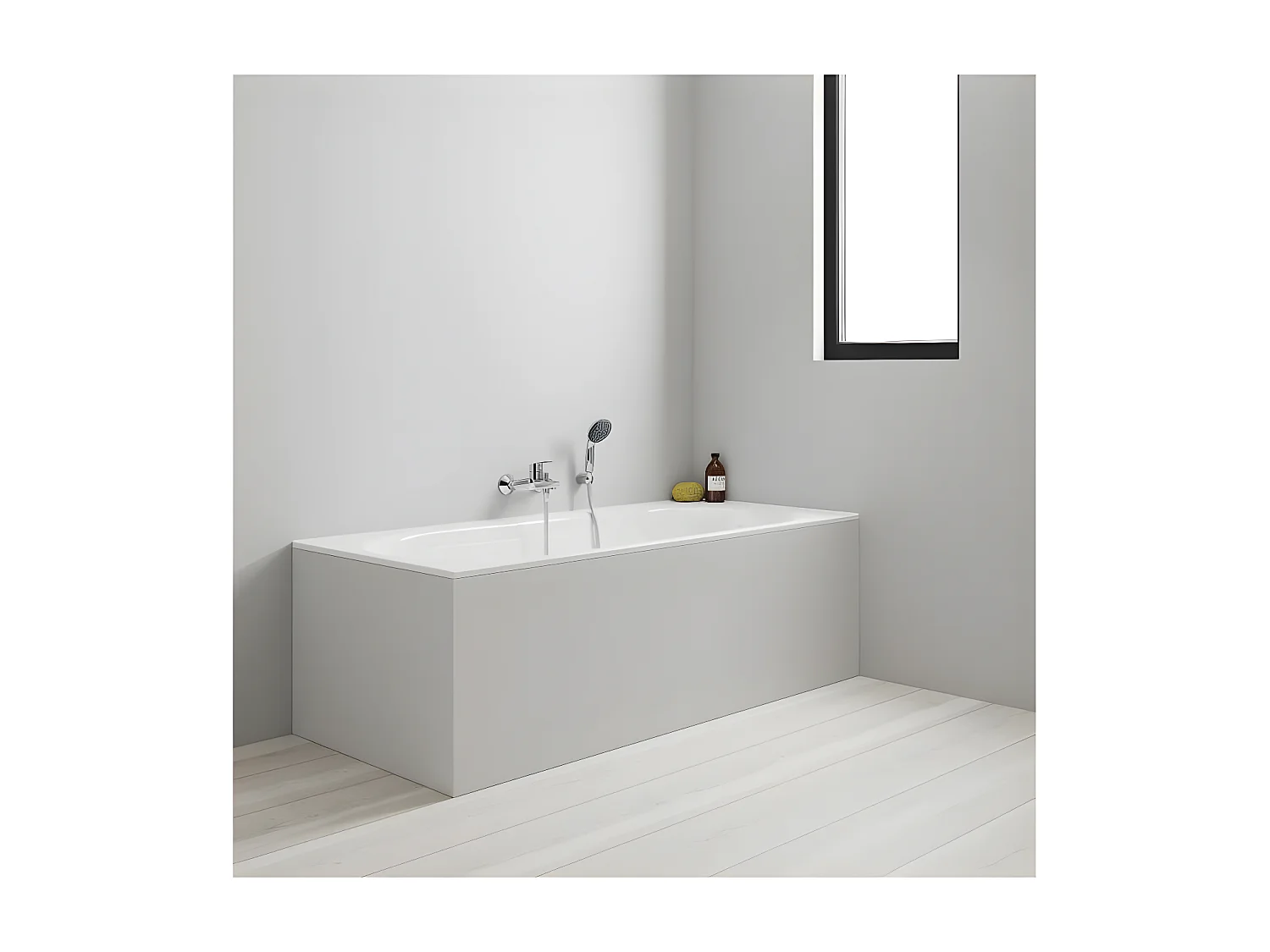 GROHE Conjunto de ducha 1 chorro con soporte de pared Vitalio Start 100 Cromo