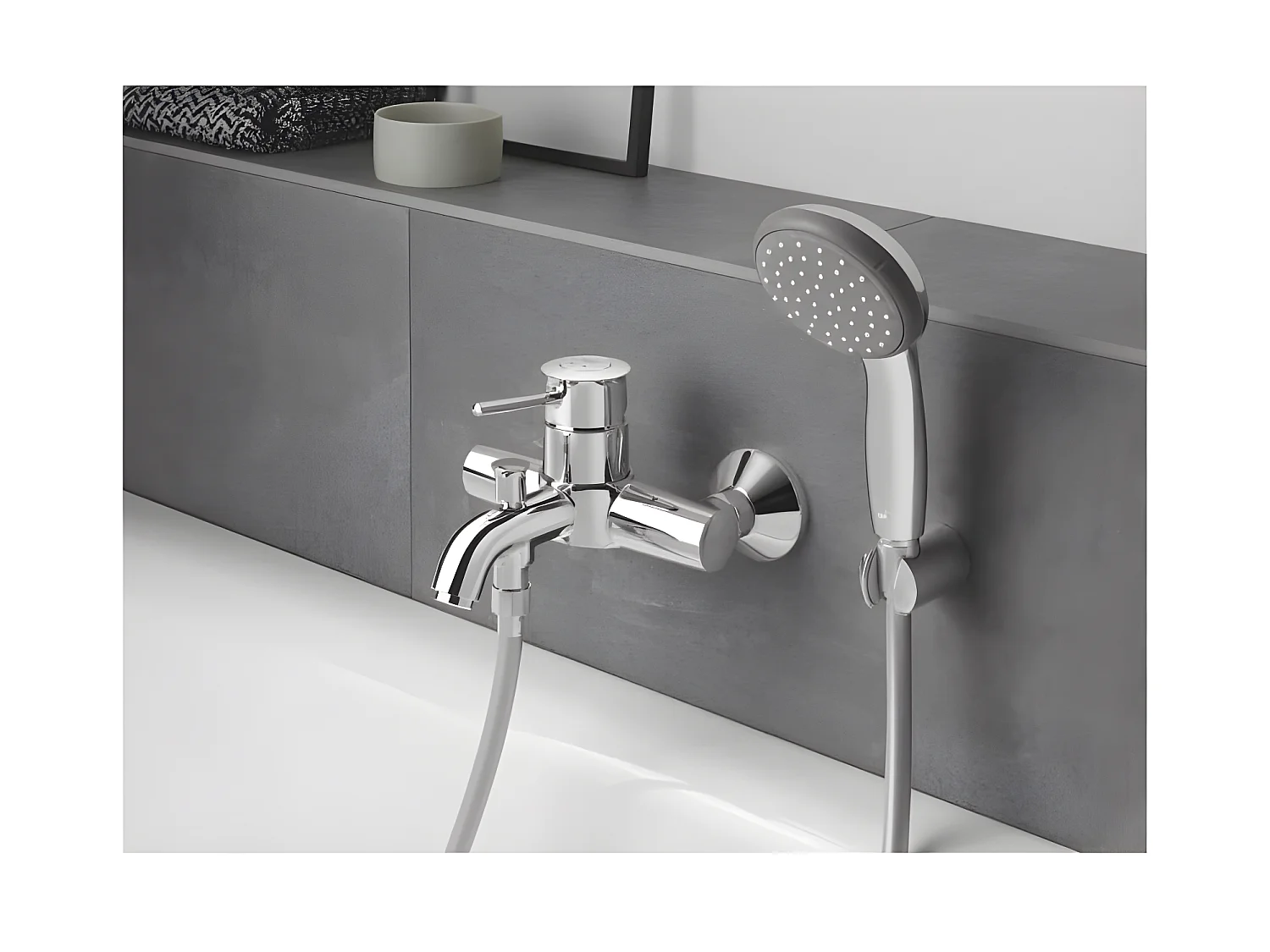 Ensemble de douche 2 jets - avec support mural - GROHE