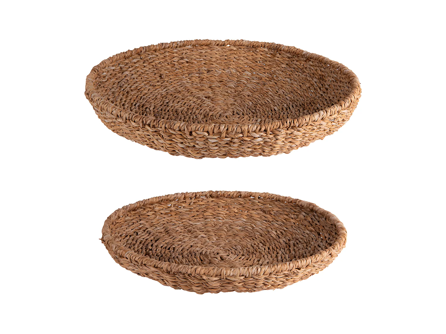 Set de 2 coupes en jonc de mer 38 et 45 cm