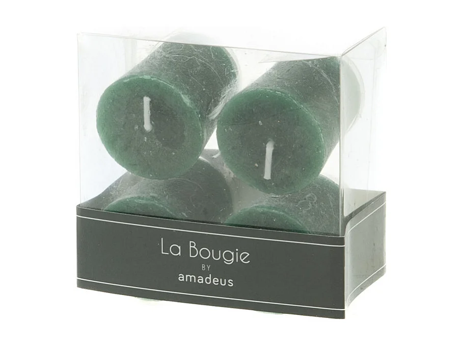 Lot 4 votives 4.3X4.7 cm