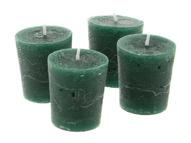 Lot 4 votives 4.3X4.7 cm