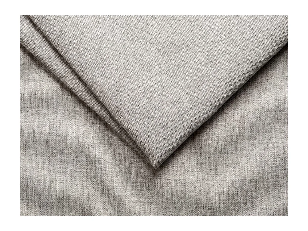 Canapé abatible 160 x 200 cm - Tela - Gris claro - RILIODA de Pascal Morabito