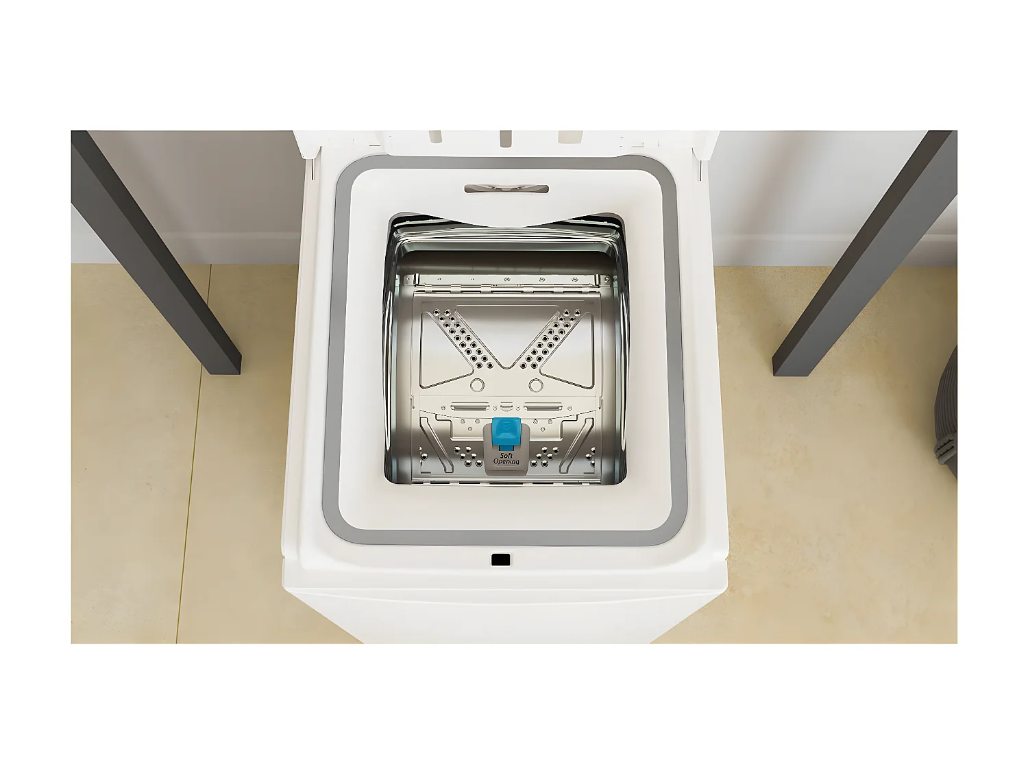 Whirlpool Lave-linge top 6.5kg 1200 tours/min blanc - TDLRBX65242BSFR