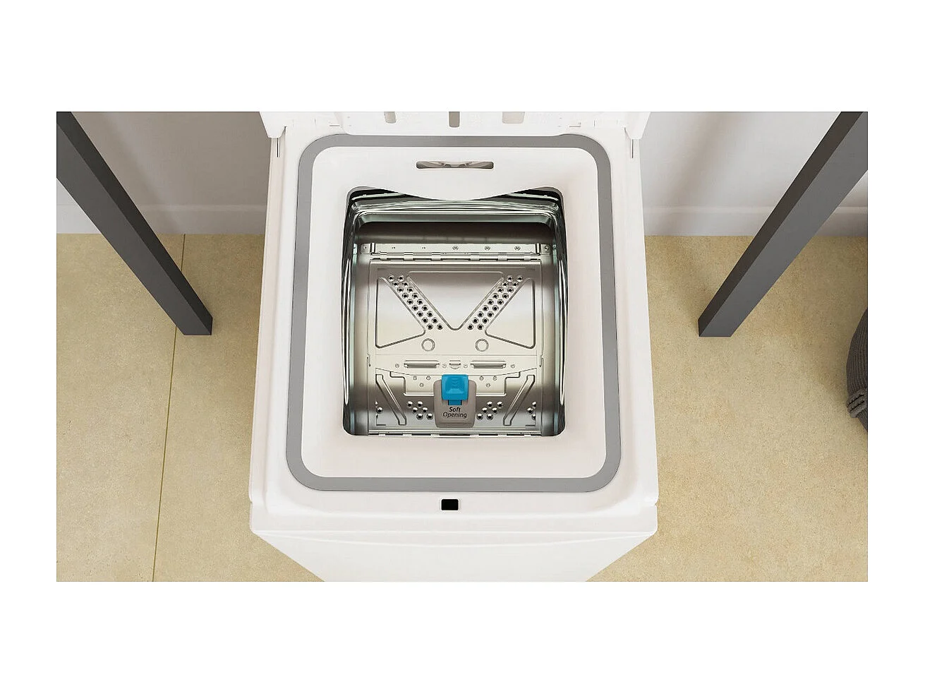 Whirlpool Lave-linge top 6.5kg 1200 tours/min blanc - TDLRBX65242BSFR