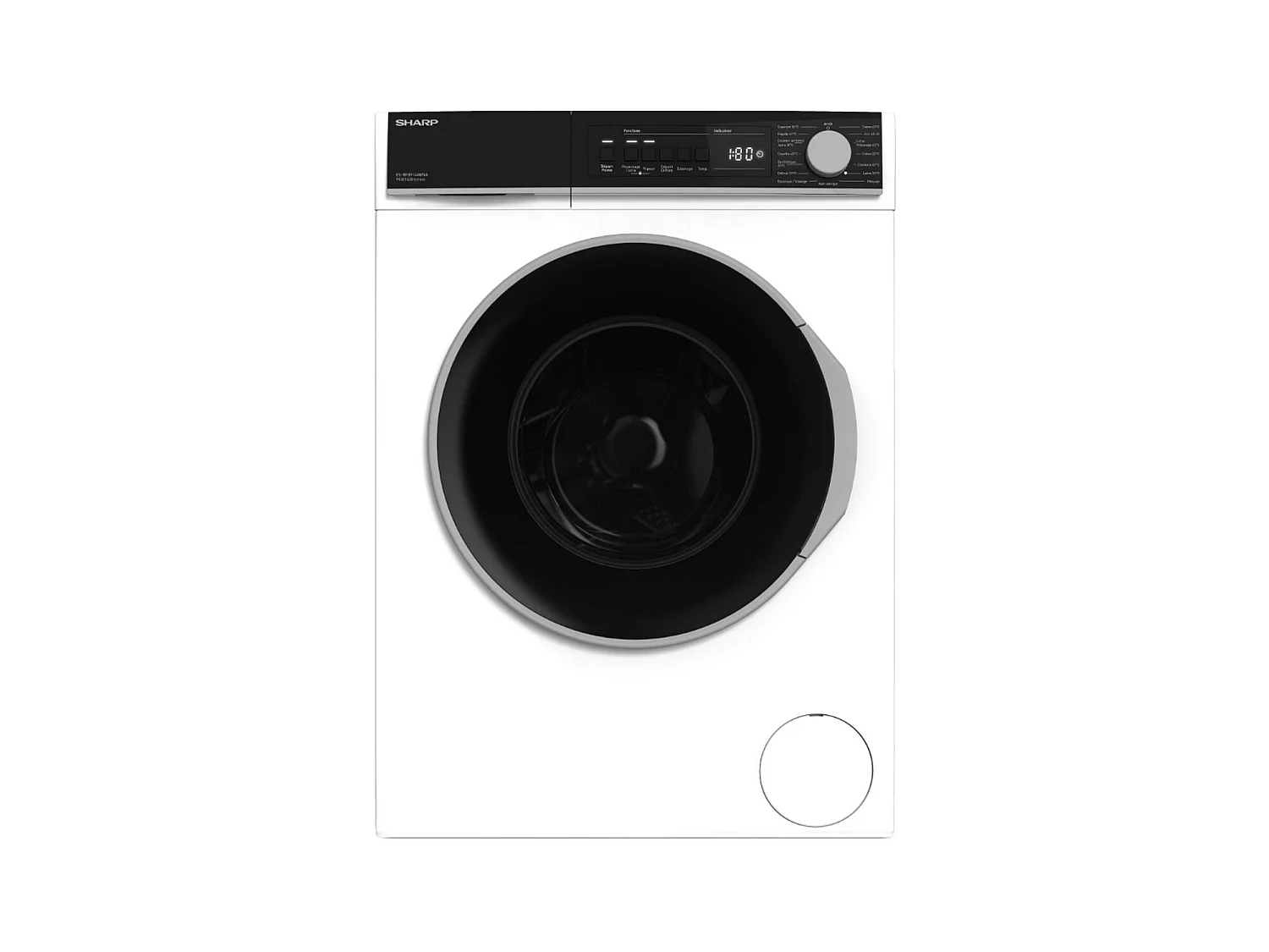 Sharp Lave-linge hublot 9kg 1400 tours/min blanc - ESNFB914AWNA