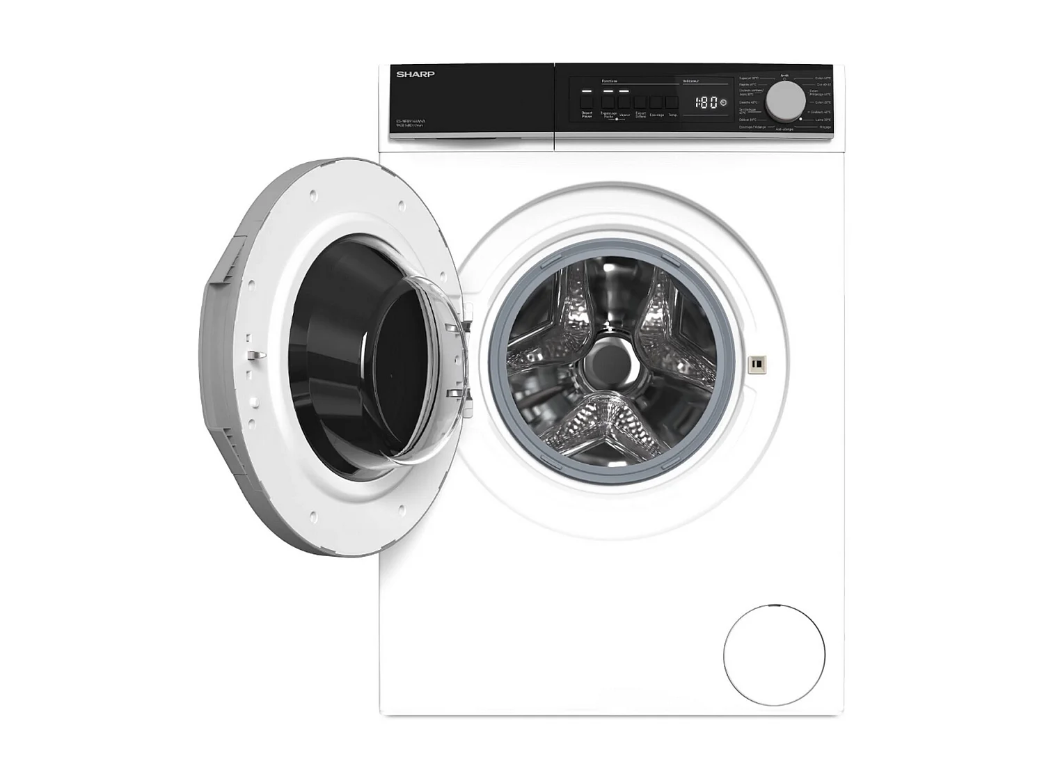 Sharp Lave-linge hublot 9kg 1400 tours/min blanc - ESNFB914AWNA