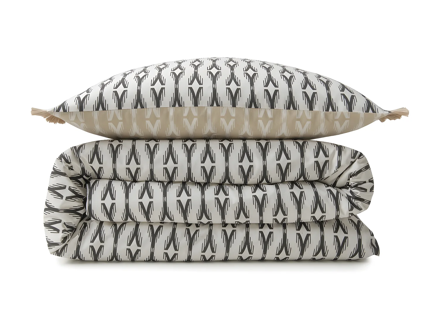 Parure de lit 2 personnes ethnique réversible 240x220cm