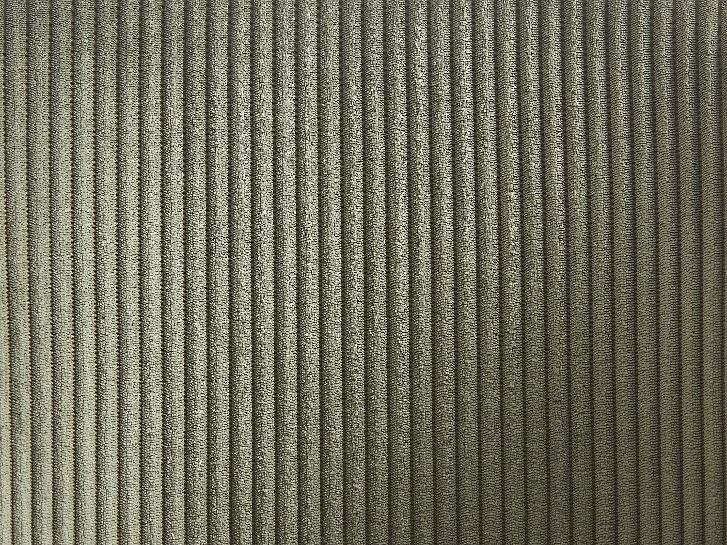 Zestaw 2 krzeseł z podłokietnikami ze sztruksu i czarnego metalu - Khaki - MARENZIA