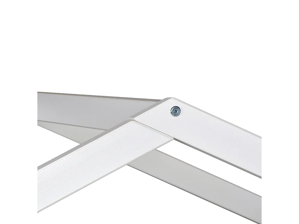 Lit cabane INDIANA 90x190 + sommier / blanc