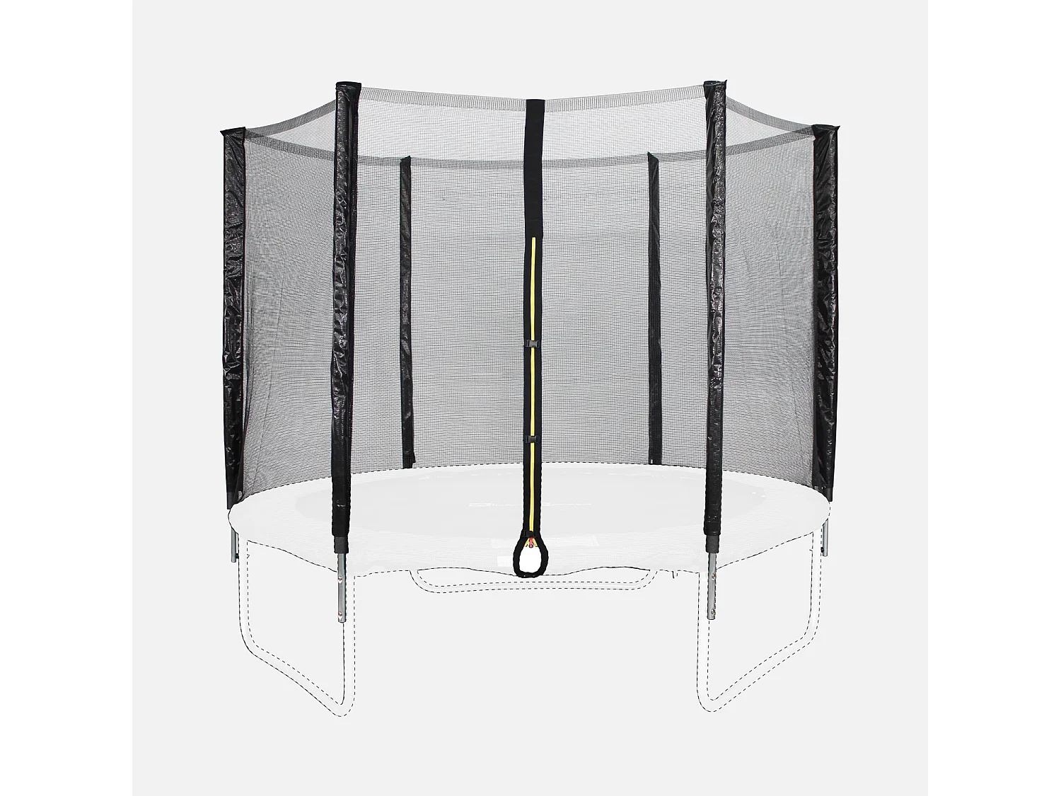 Kit de remplacement de filet de protection de trampoline. ANTARES OUTER. pour trampoline Pluton Ø250cm