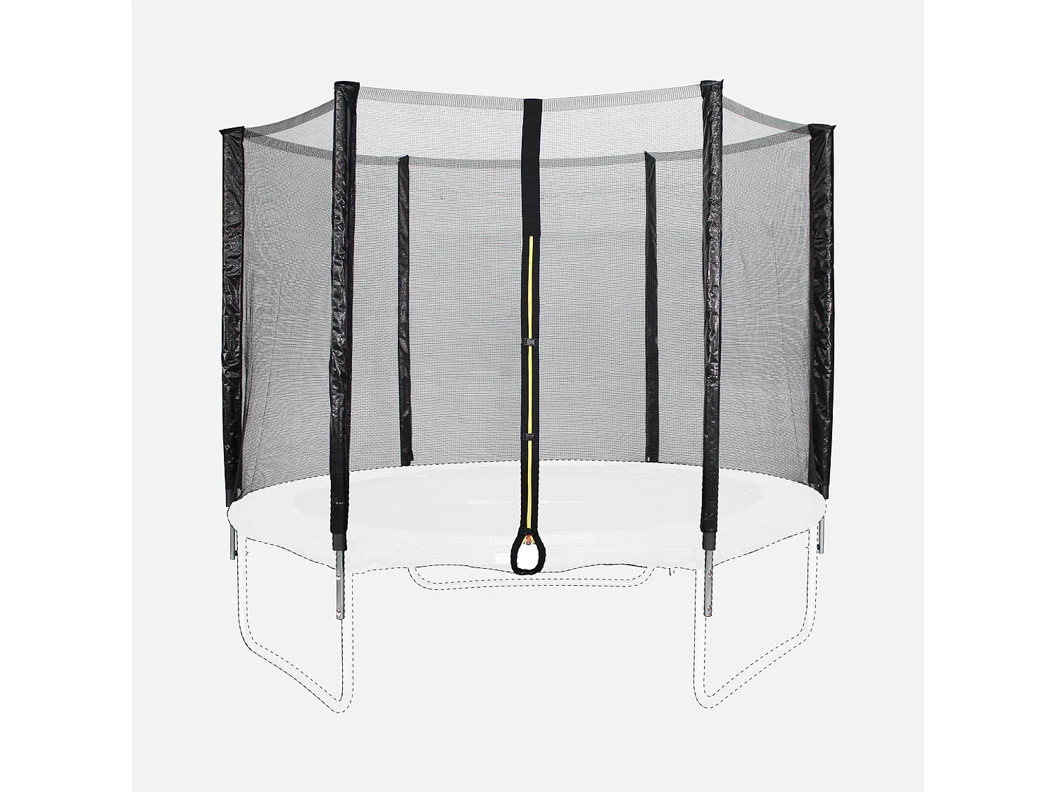 Kit de remplacement de filet de protection de trampoline. ANTARES OUTER. pour trampoline Pluton Ø250cm