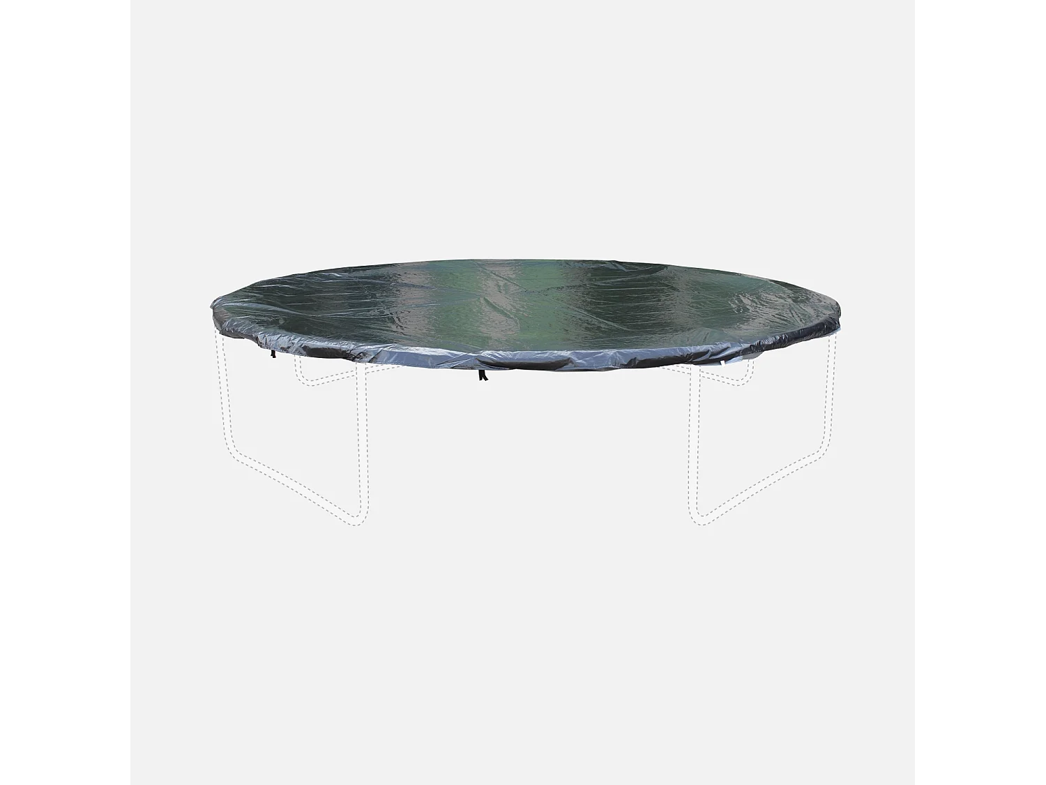 Bâche de protection pour trampoline 430CM - s'adapte parfaitement à toutes les marques de trampolines