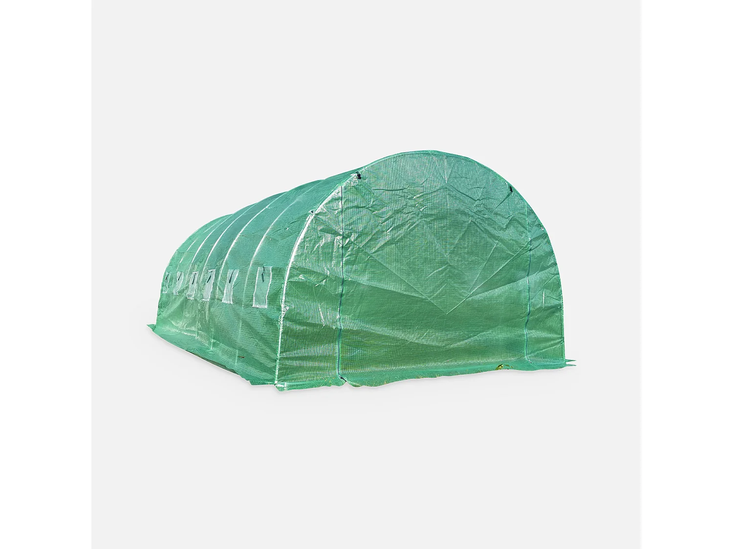 Bâche de remplacement pour serre de jardin tunnel Romarin 18m². film de serre