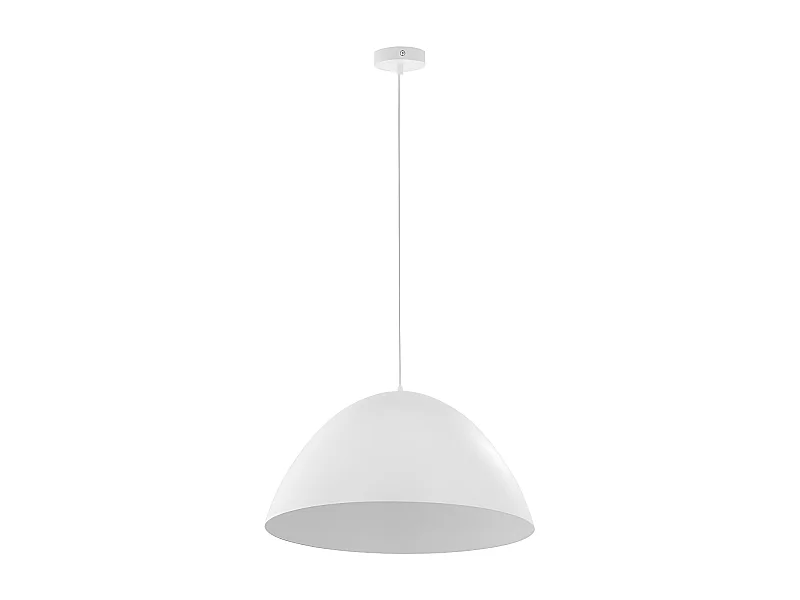 Suspension XL en métal blanc – H170cm réglable - 1xE27 - modèle FARO de TK LIGHTING