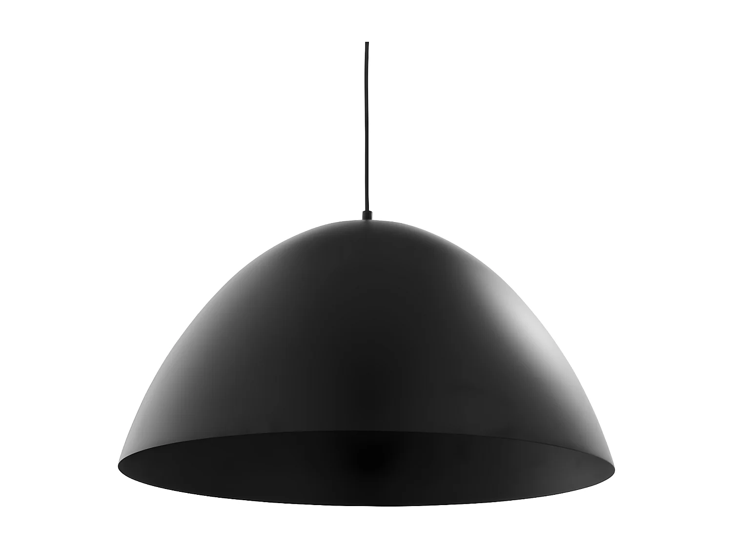 Suspension XL en métal noir – diam 50cm - 1xE27 - modèle FARO de TK LIGHTING
