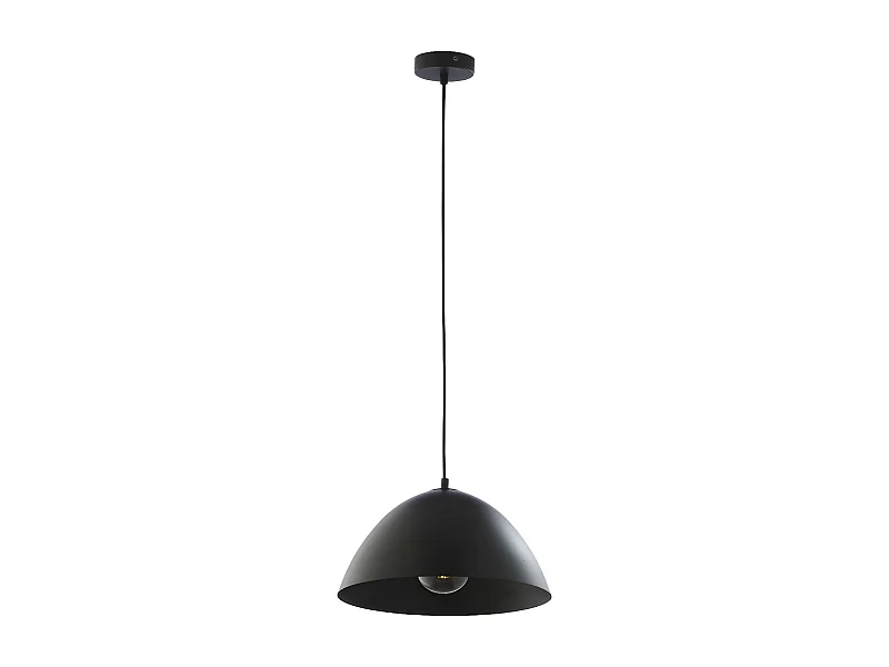 Suspension en métal noir – diam35cm x h120cm réglable - 1xE27 - modèle FARO de TK LIGHTING