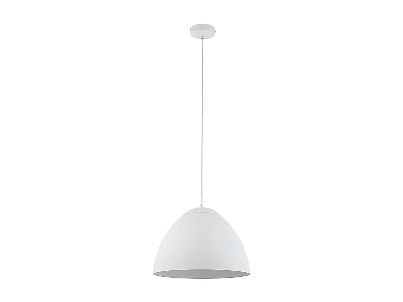 Suspension en métal blanc – diam 33.5cm x h160cm réglable - 1xE27 - modèle FARO de TK LIGHTING