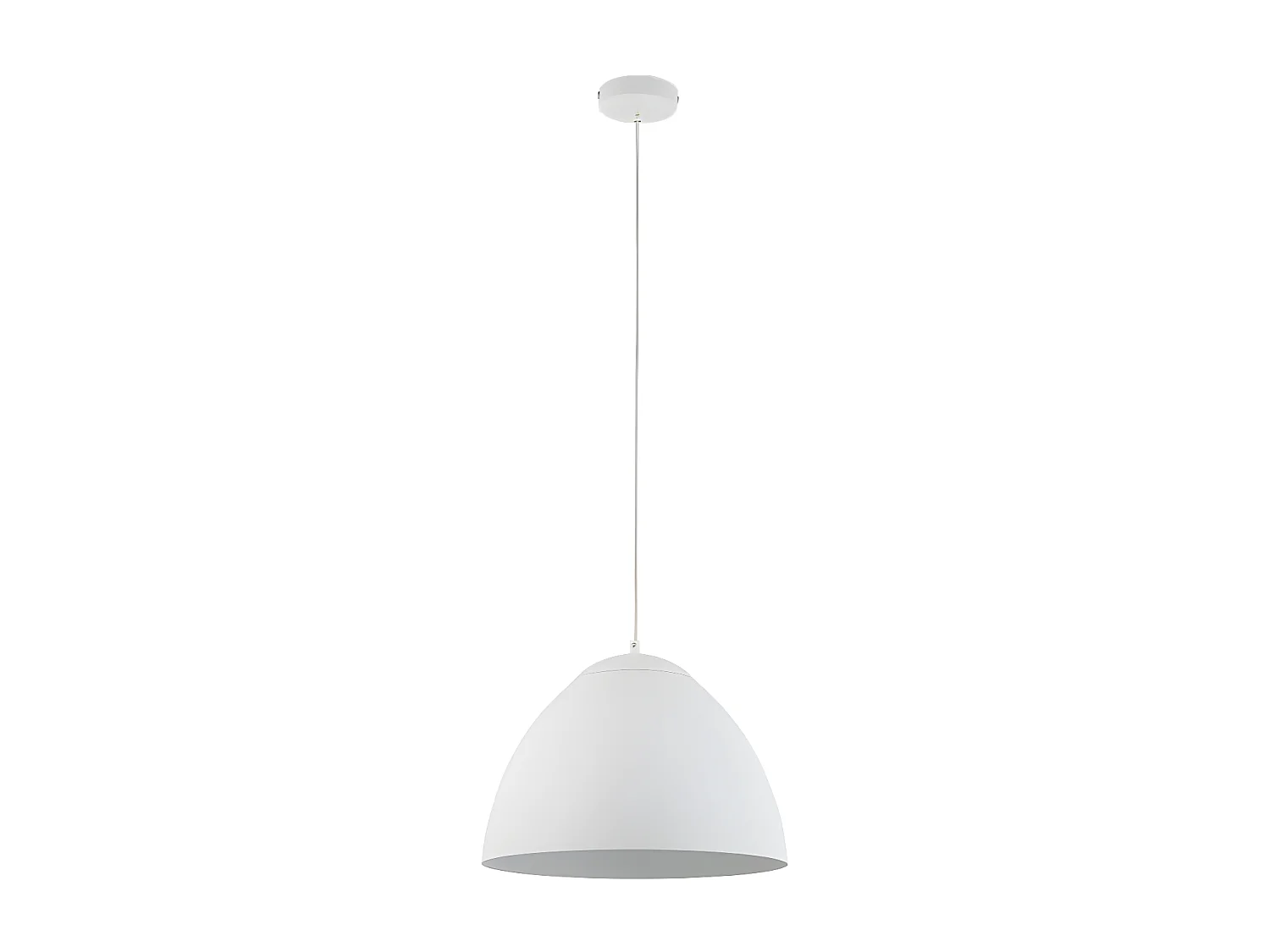 Suspension en métal blanc – diam 33.5cm x h160cm réglable - 1xE27 - modèle FARO de TK LIGHTING