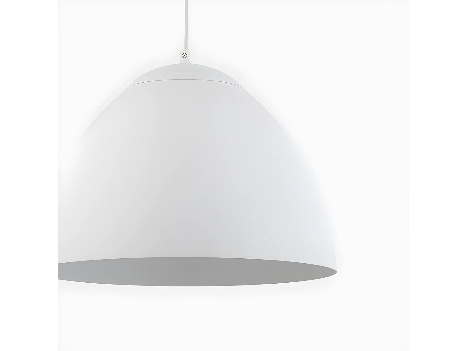 Suspension en métal blanc – diam 33.5cm x h160cm réglable - 1xE27 - modèle FARO de TK LIGHTING