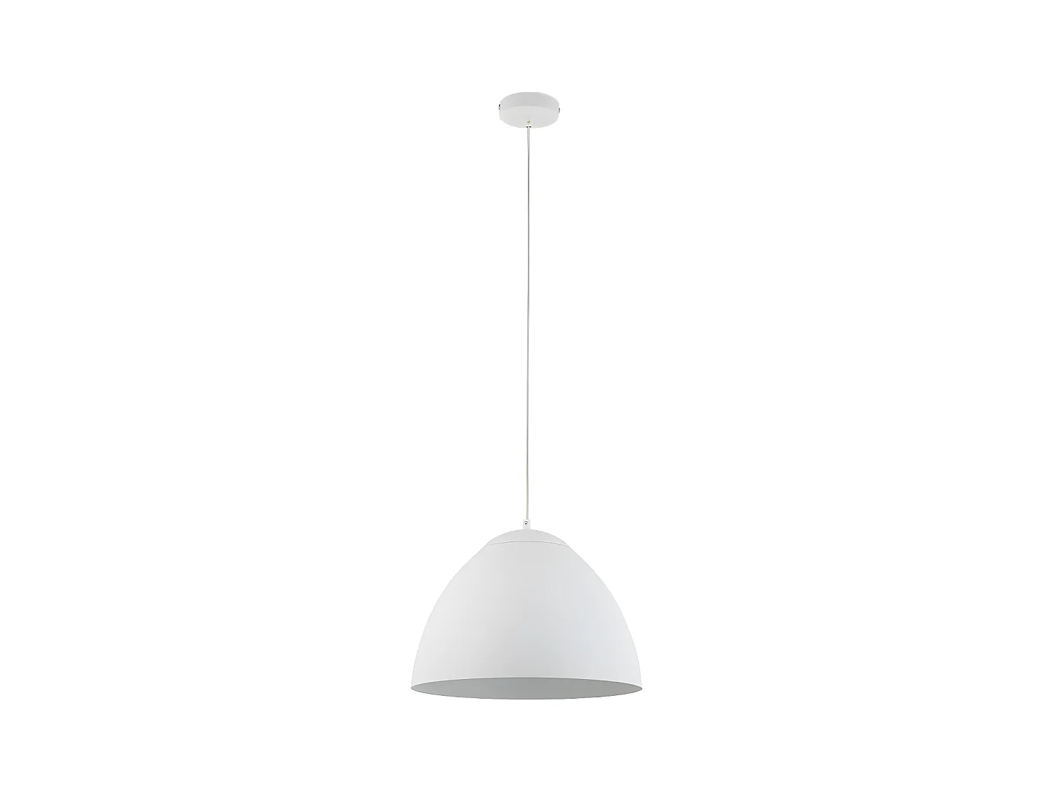 Suspension en métal blanc – diam 33.5cm x h160cm réglable - 1xE27 - modèle FARO de TK LIGHTING