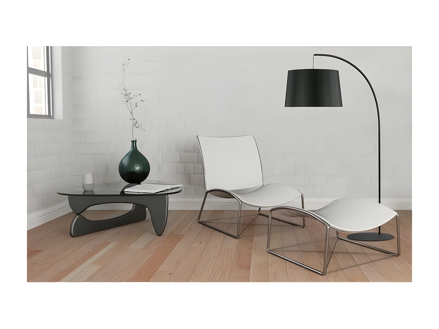 Grand lampadaire Arc noir - H200cm - 1xE27 - modèle HANG de TK LIGHTING