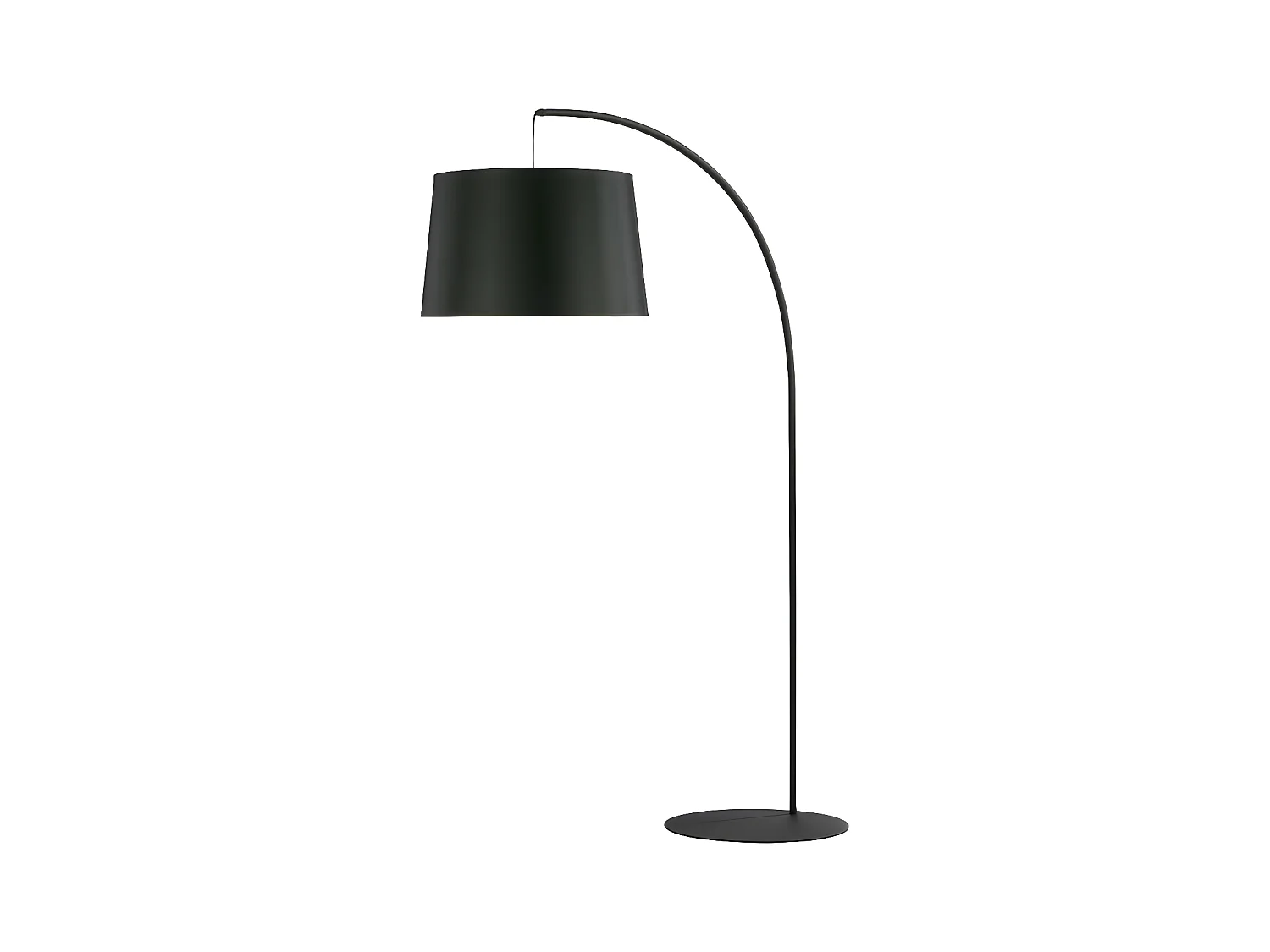 Grand lampadaire Arc noir - H200cm - 1xE27 - modèle HANG de TK LIGHTING