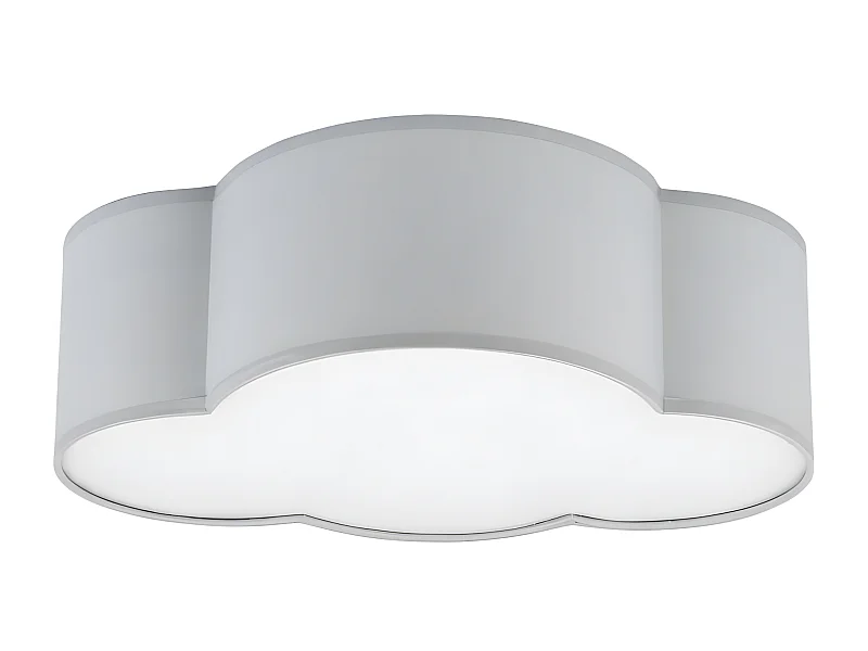 Plafonnier nuage gris – L41cm x h13cm -2xE27 - modèle CLOUD de TK LIGHTING