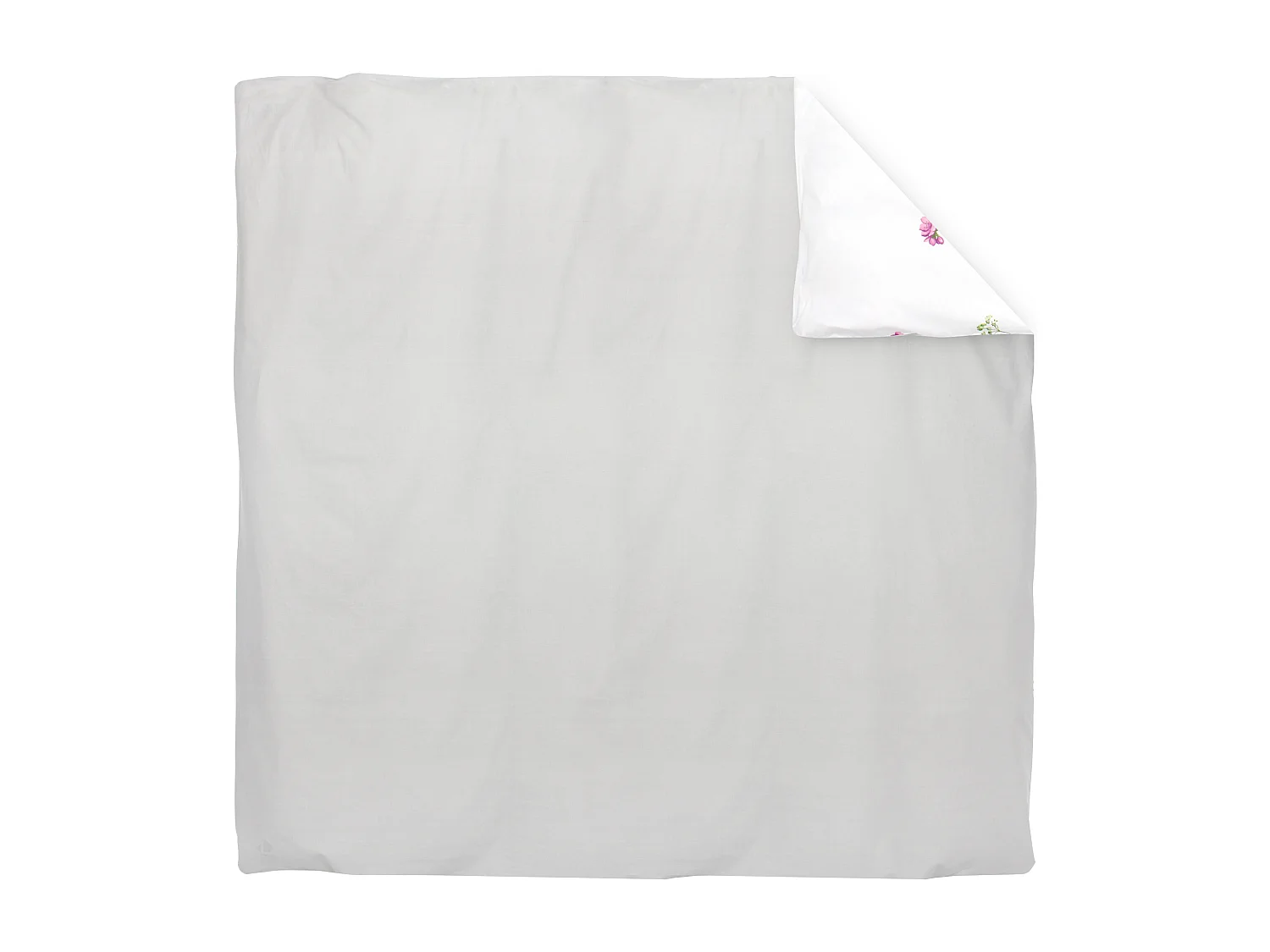 Parure de lit 260x240 cm 50x70 cm en coton PRETTY blanc