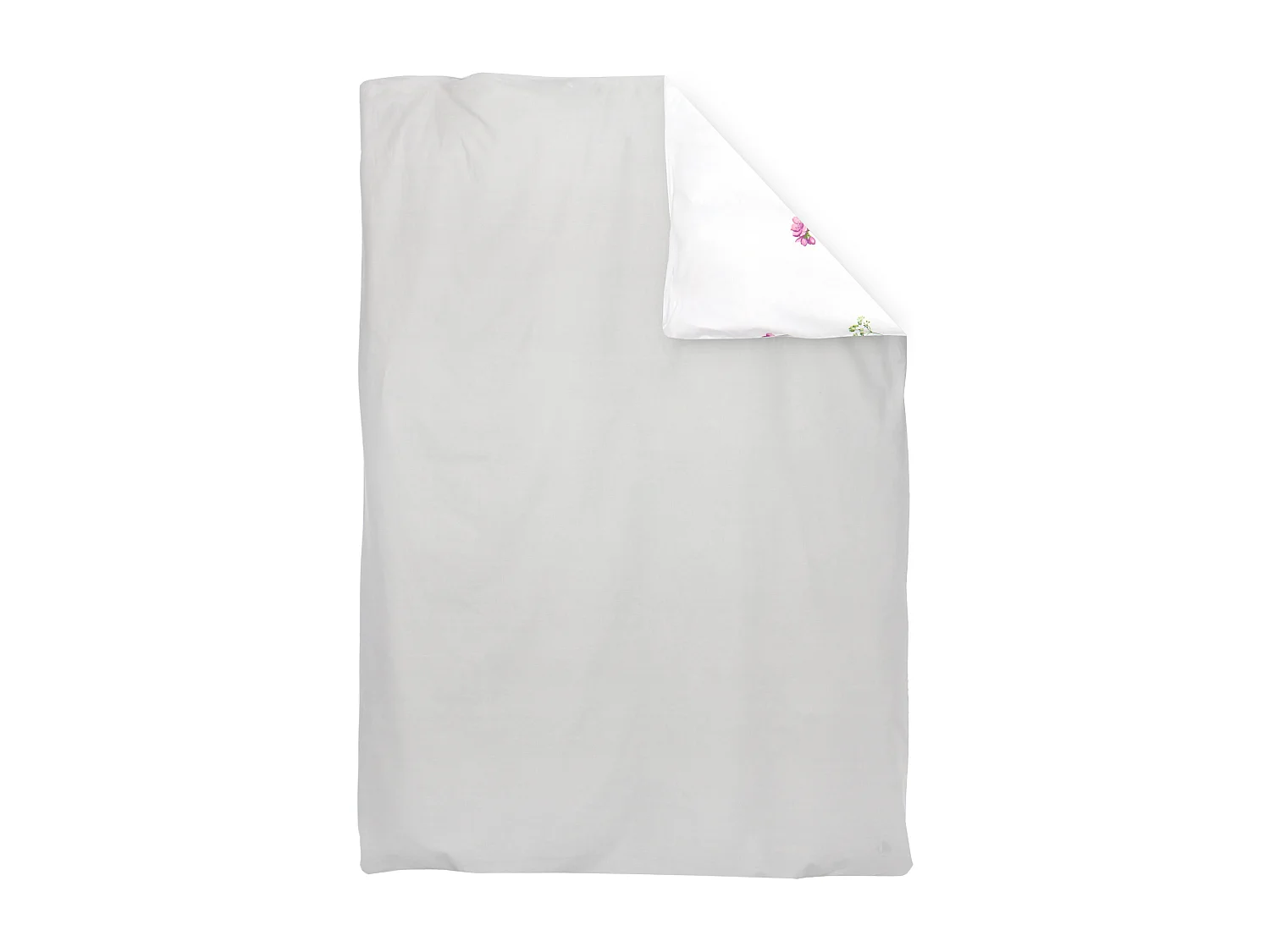 Parure de lit 140x200 cm 50x70 cm en coton PRETTY blanc