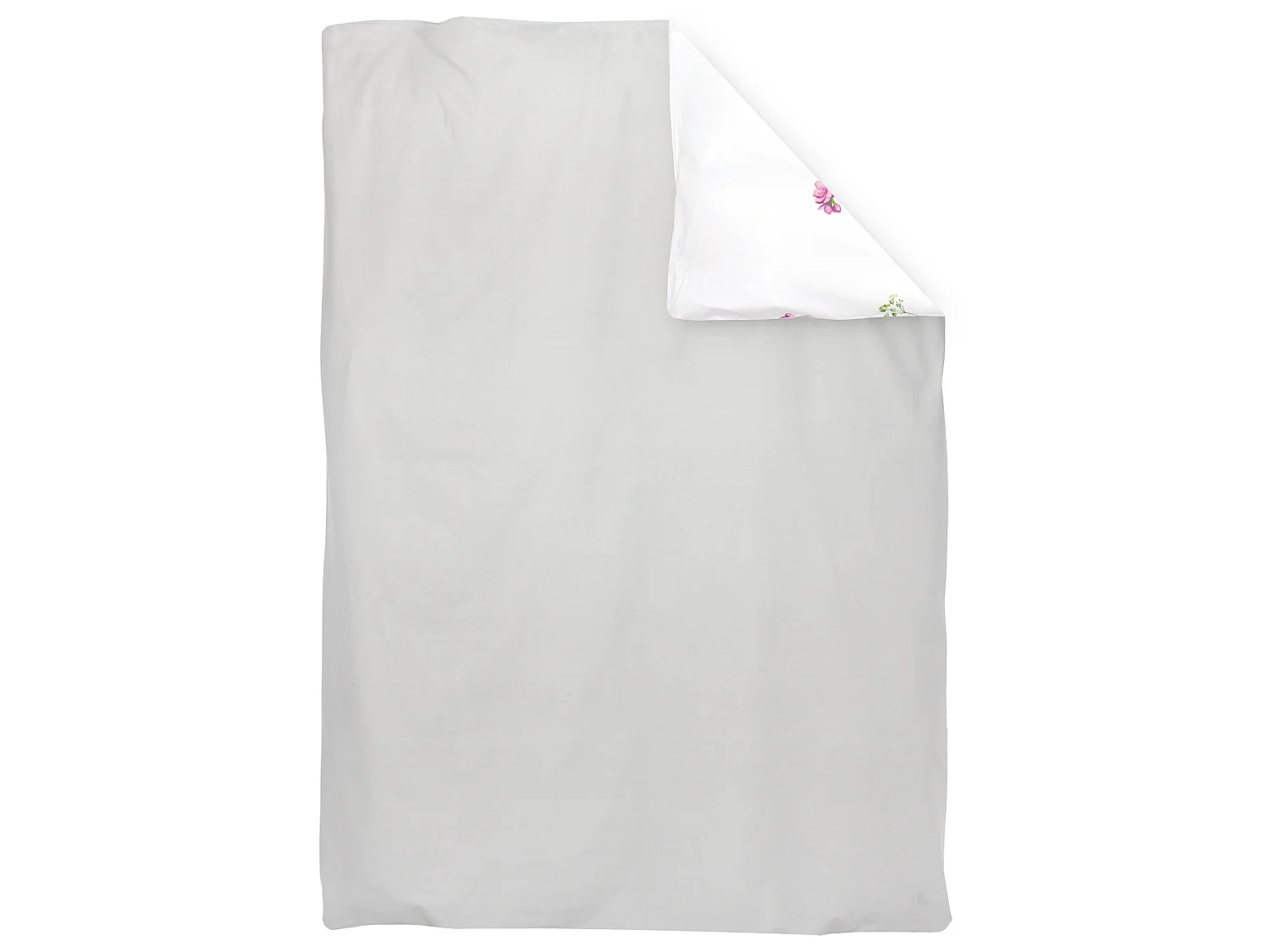 Parure de lit 140x200 cm 50x70 cm en coton PRETTY blanc