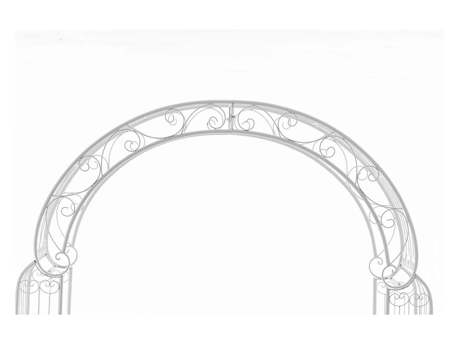 Rozenboog - Metalen & Metaal - wit - Alessia