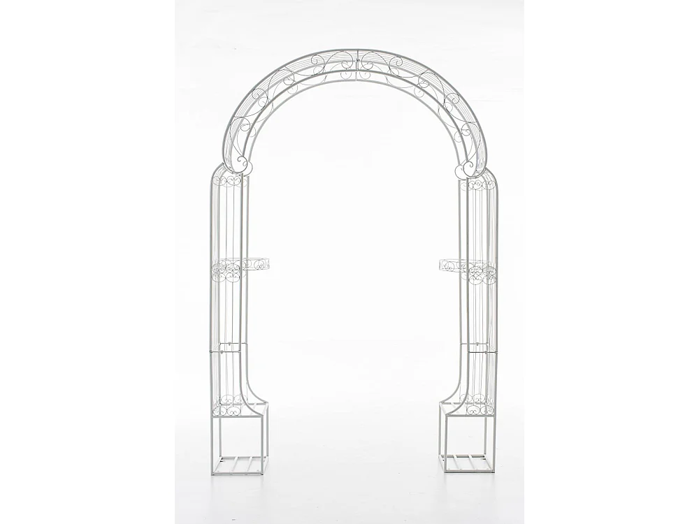 Arche à rosiers - Métal & Métal - Blanc - Alessia