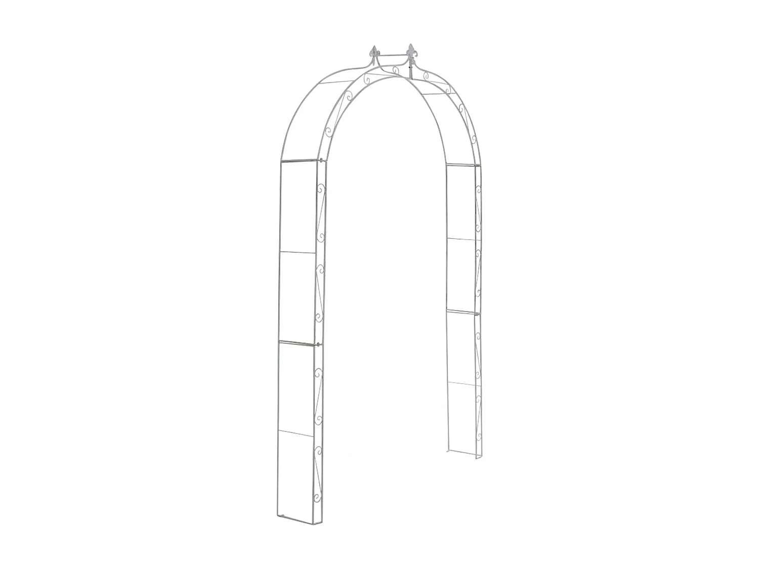 Arco di rose - Metallo - bianco antico - Anna