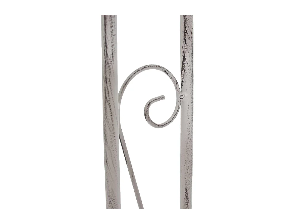 Rozenboog - Metaal - antiek/wit - Anna