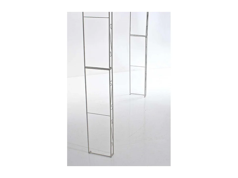 Rozenboog - Metaal - antiek/wit - Anna