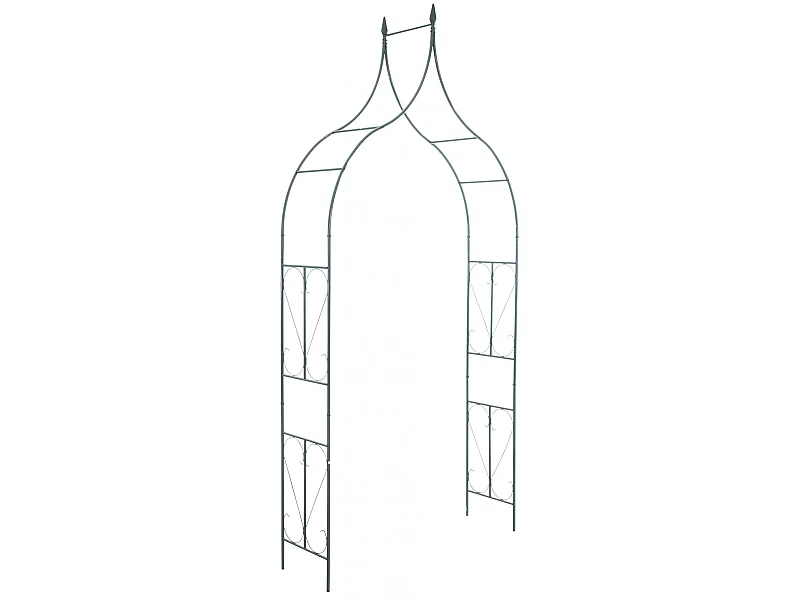 Rosenbogen - Metall & Metall - grün - 40er