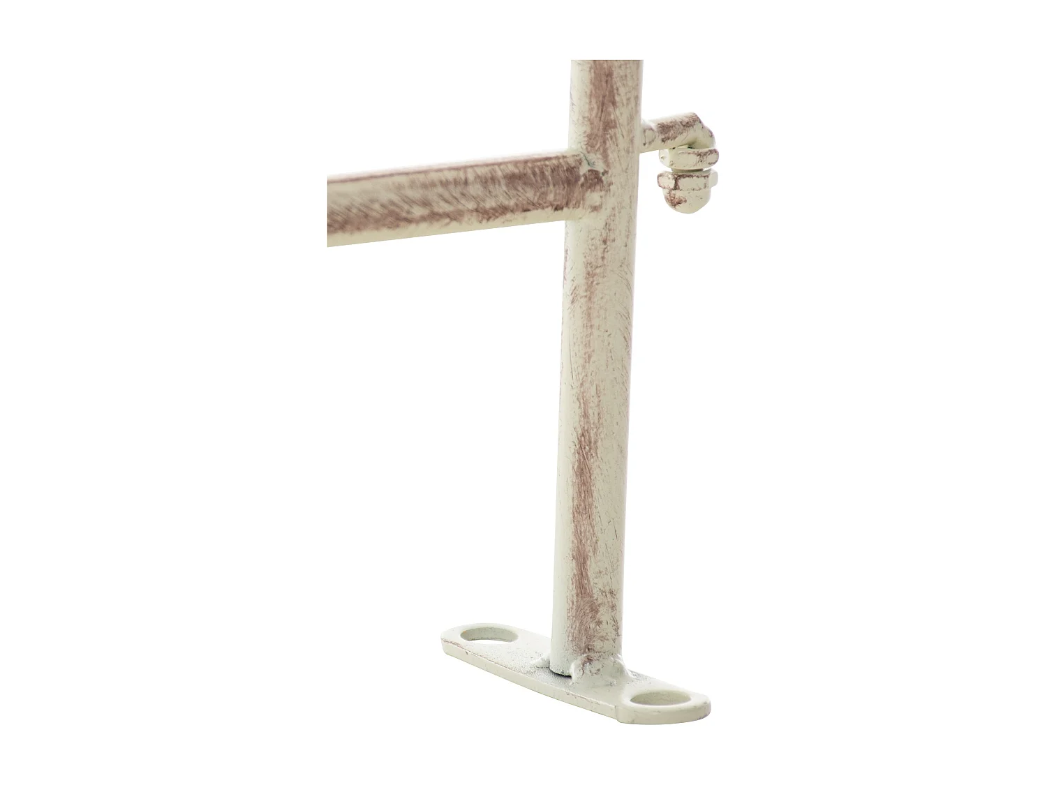 Gartenzaun - Metall - antik-creme - Mangold