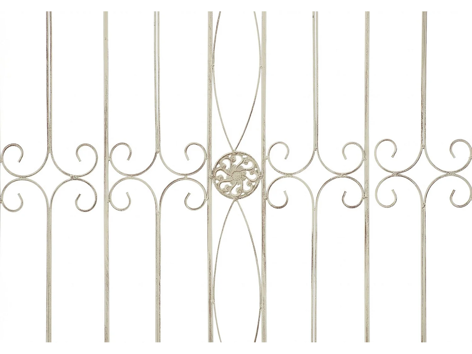 Clôture de jardin - Métal - Crème antique - Mangold