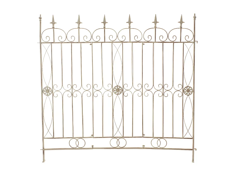 Clôture de jardin - Métal - Crème antique - Mangold