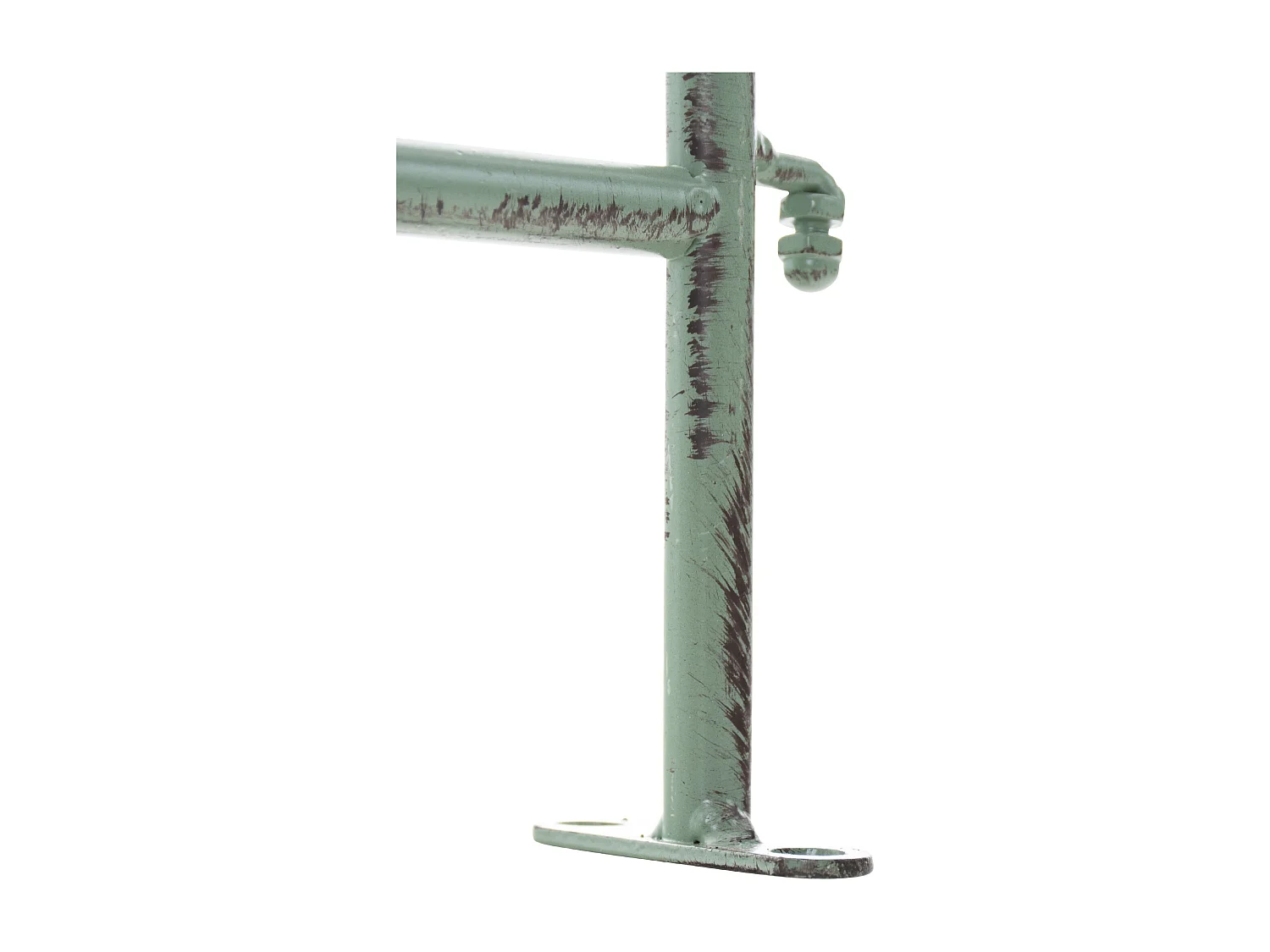 Gartenzaun - Metall - antik-grün - Mangold