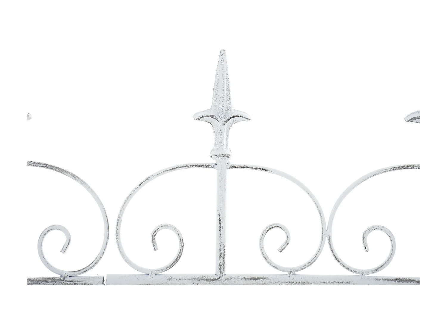 Clôture de jardin - Métal - Blanc antique - Mangold