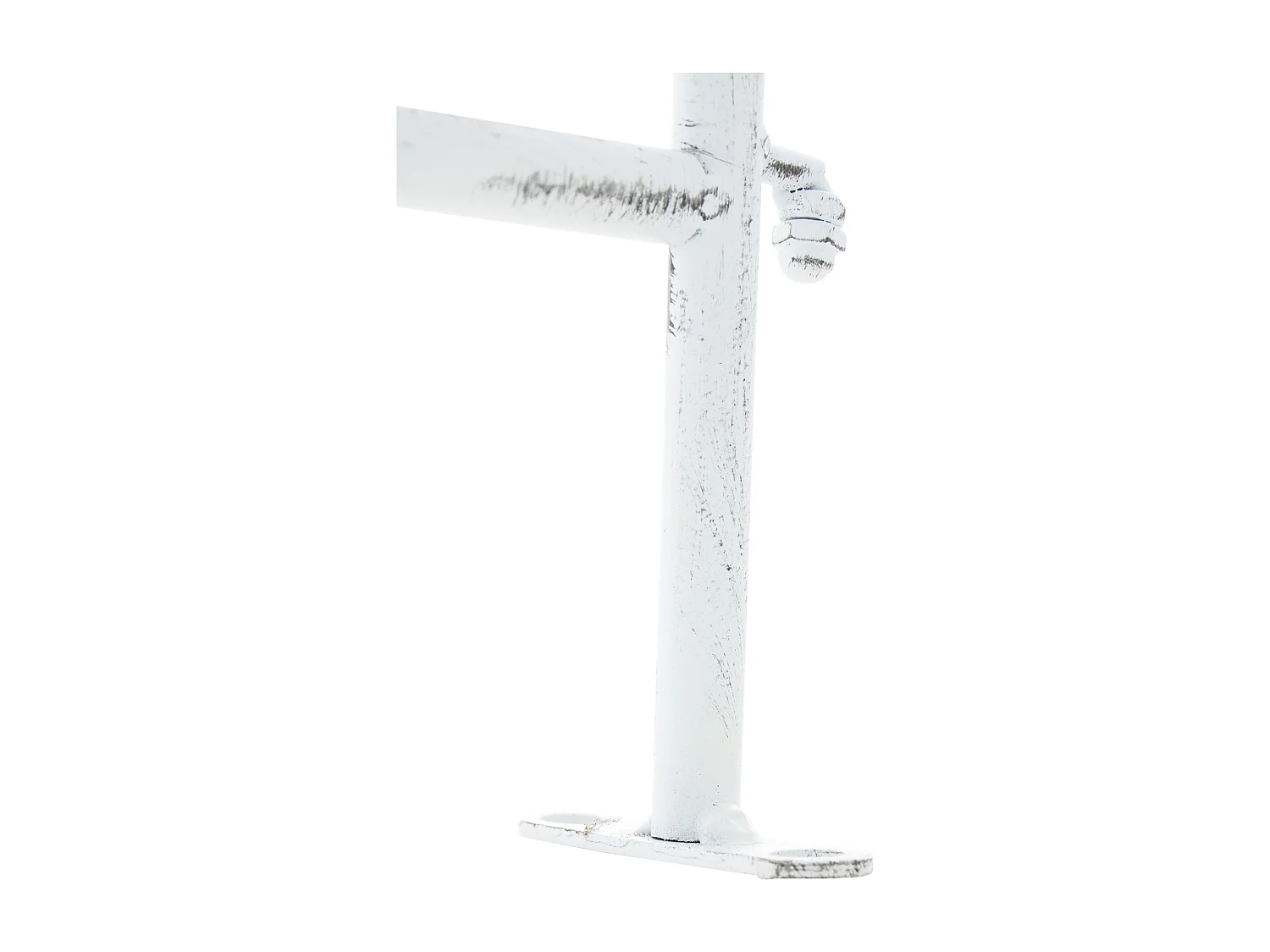 Clôture de jardin - Métal - Blanc antique - Mangold