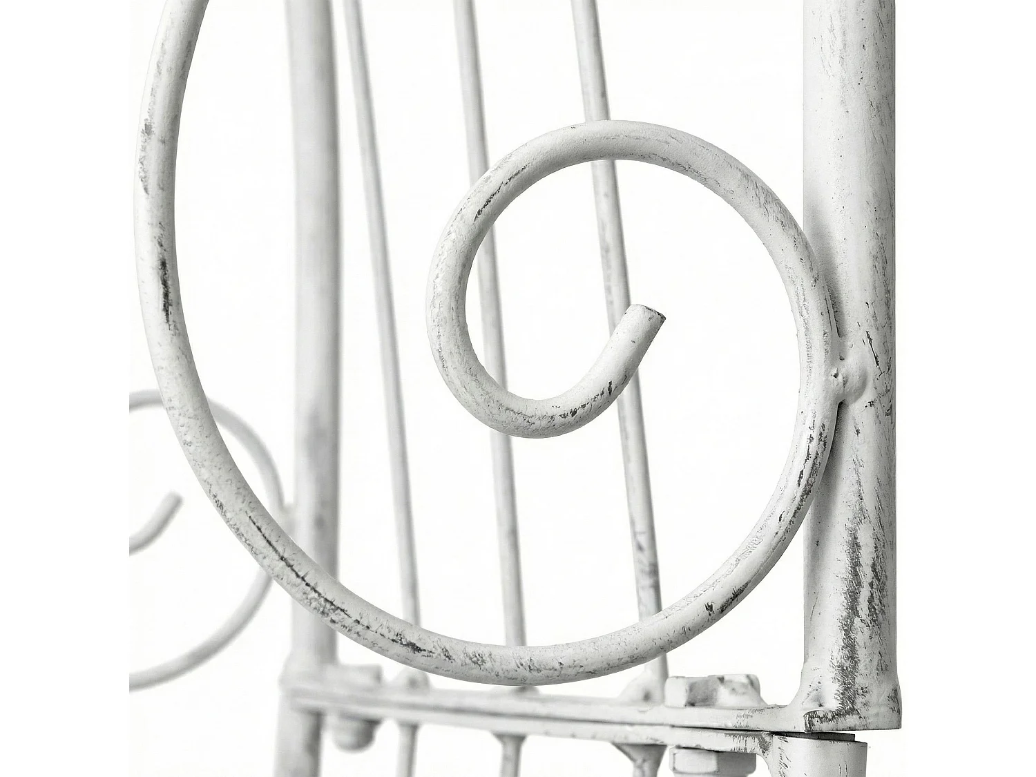 Arche à rosiers - Métal - Blanc antique - Aurora