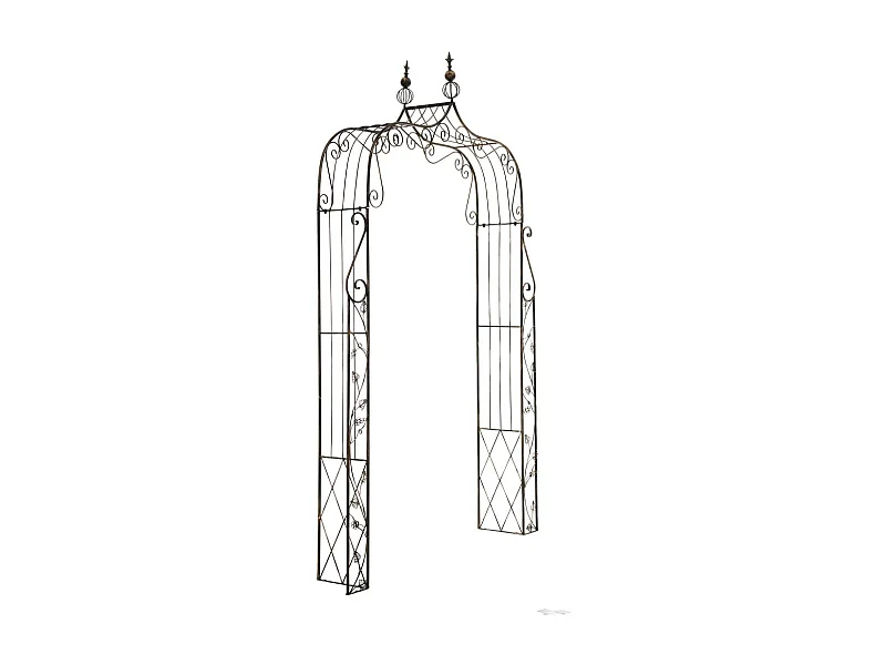 Rosenbogen - Metall - bronze - Aurora