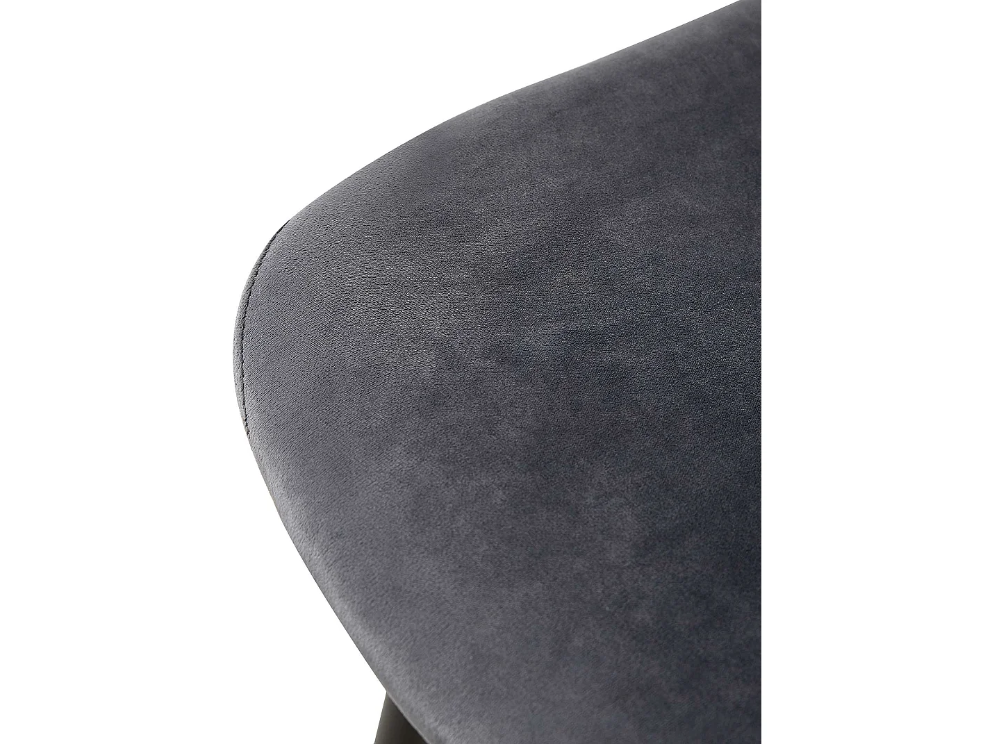 chaise salle à manger - Velours - Gris foncé - Giverny