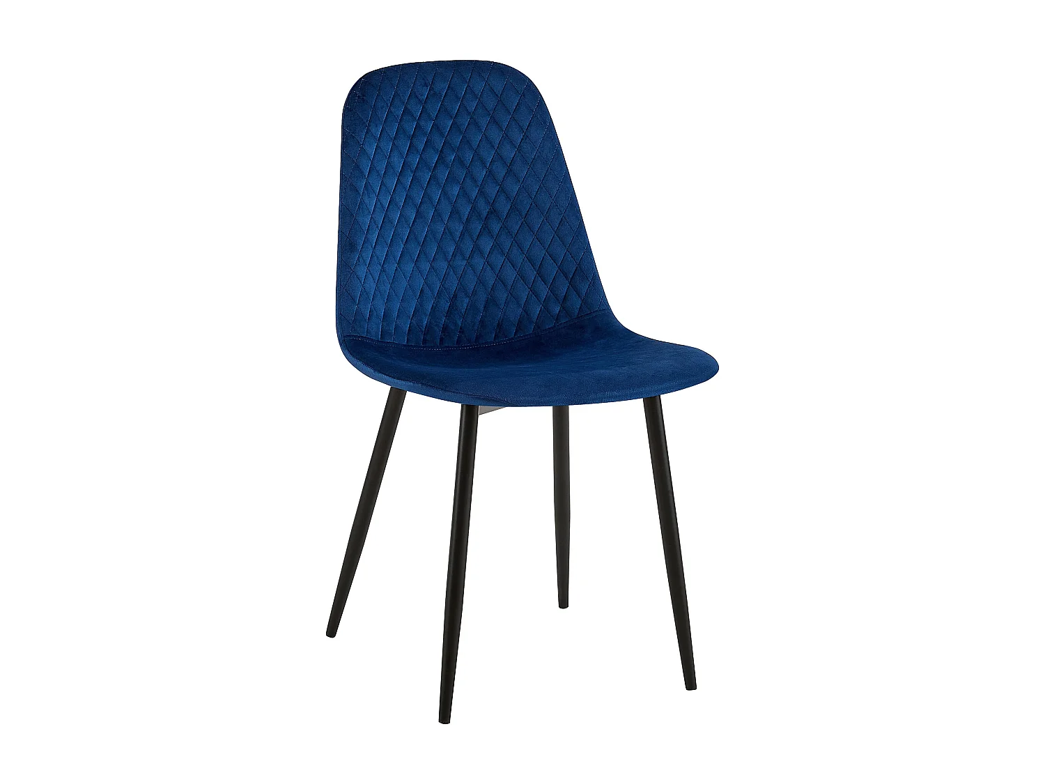 Eetkamerstoelen - Fluweel - blauw - Giverny