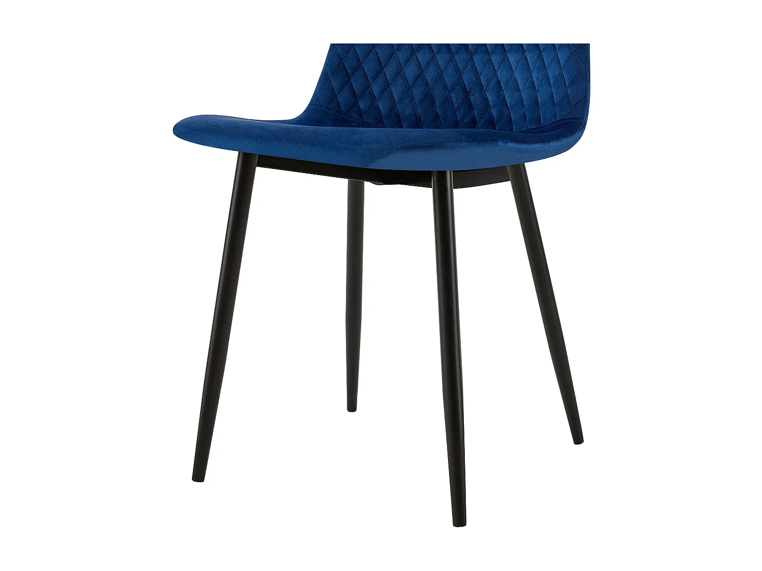 Eetkamerstoelen - Fluweel - blauw - Giverny