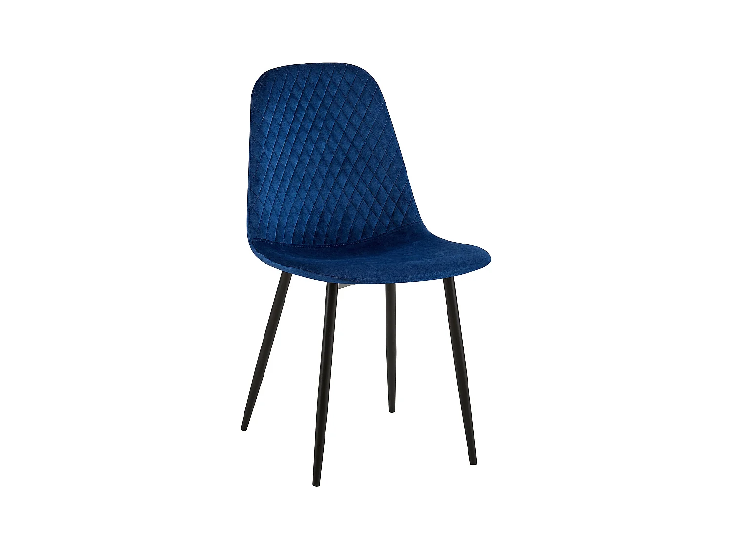chaise salle à manger - Velours - Bleu - Giverny