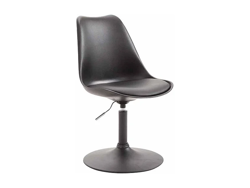 chaise salle à manger - Plastique & Noir - Noir - Maverick