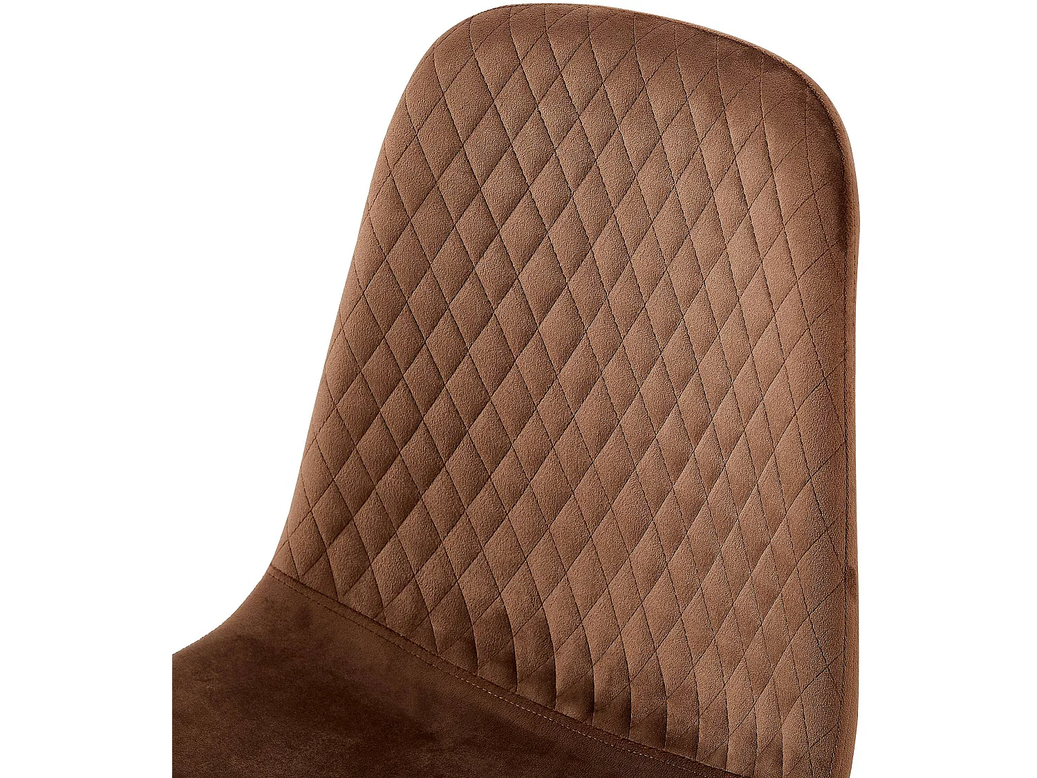 chaise salle à manger - Velours - Marron - Giverny